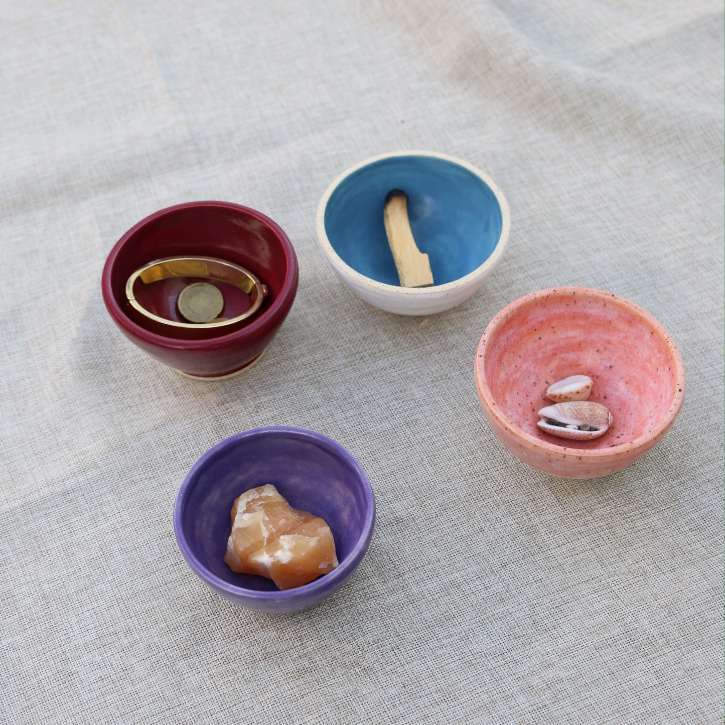 Ring Dish - Red Mini Bowl