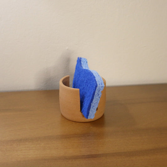 Sponge Holder - Raw Clay