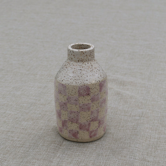 Vase - Bud Vase Checkered