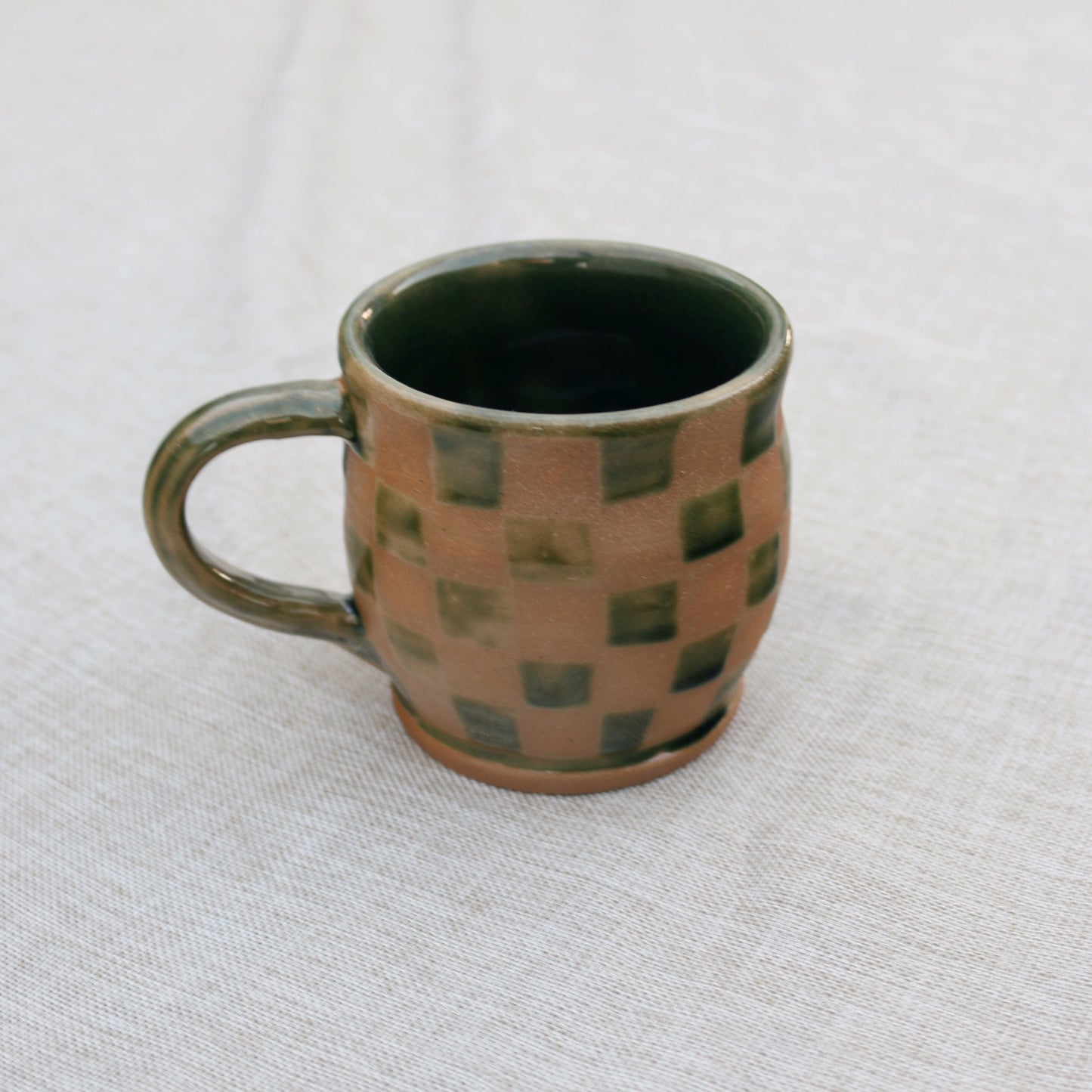 Mug - Green Checkered