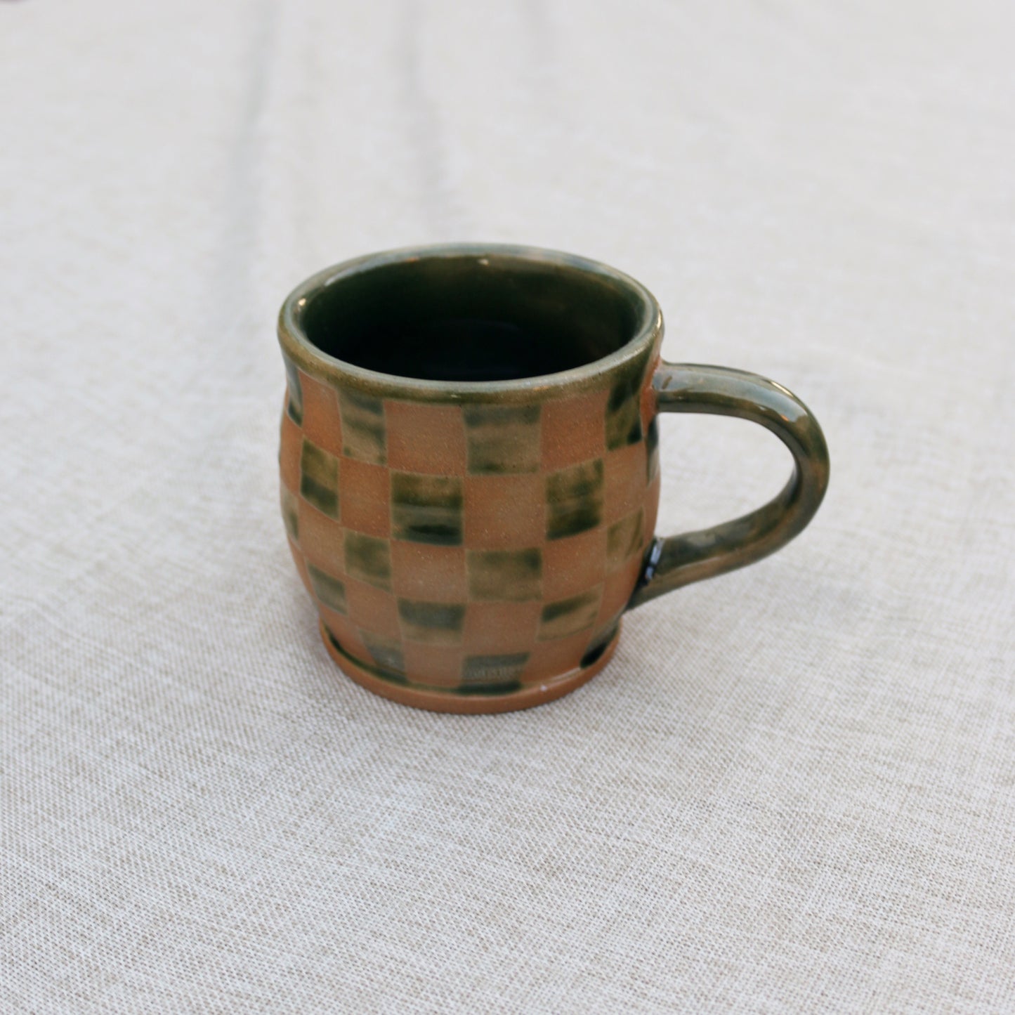 Mug - Green Checkered